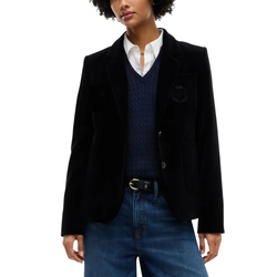 Γυναικείο Σακάκι Μαύρο Tommy Hilfiger WW0WW52321-BDS