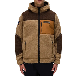 Ανδρική Yupik Fleece Ζακέτα Καφέ Napapijri NP0A8AZX-M4E1