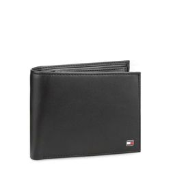 Ανδρικό Δερμάτινο Eton Πορτοφόλι Μαύρο Tommy Hilfiger AM0AM00652-002