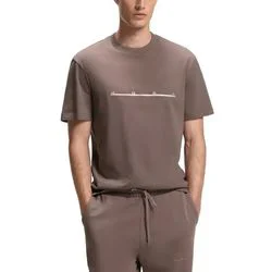 Ανδρικό Datri T-Shirt Καφέ HUGO 50568118-223