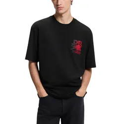 Ανδρικό Donaso T-shirt Μαύρο HUGO 50570832-001