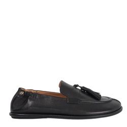Γυναικεία Δερμάτινα Grounding Loafers Μαύρα Dune London 0076510780033484-BLACK