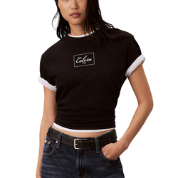 Γυναικείο T-shirt Μαύρο Calvin Klein LV047H811G-UB1