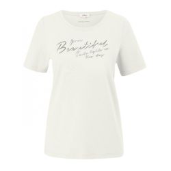 Γυναικείο T-Shirt Λευκό S.Oliver 2142601-02D0