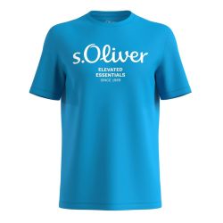 Ανδρικό T-shirt Μπλε S.Oliver 2141458-62D1
