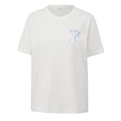 Γυναικείο T-Shirt Λευκό S.Oliver 2147851-02D2