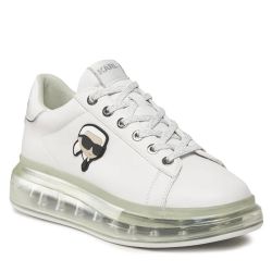 Γυναικεία Δερμάτινα Karl NFT Lo Lace Sneakers Λευκά Karl Lagerfeld KL62630N-01S WHITE