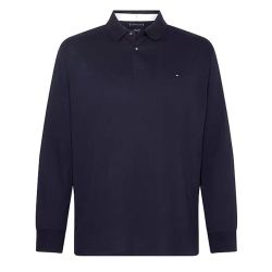 Ανδρικό Plus Size 1985 Μακρυμάνικο Polo Navy Μπλε Tommy Hilfiger MW0MW34102-DW5
