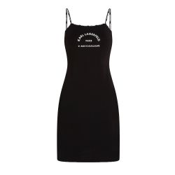 Γυναικείο Φόρεμα Μαύρο Karl Lagerfeld A1W46081-999 BLACK