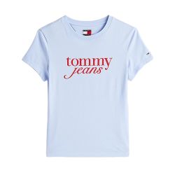 Γυναικείο T-shirt Γαλάζιο Tommy Jeans DW0DW19447-C3Q