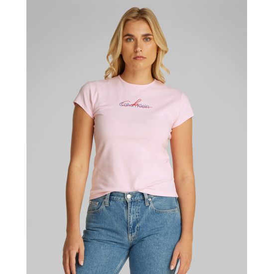 Γυναικείο T-shirt Ροζ Calvin Klein LV047B828G-7UD