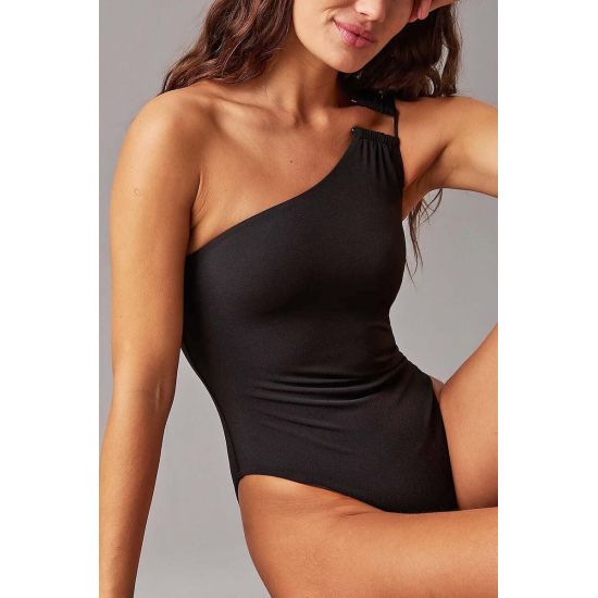 Γυναικείο Ολόσωμο Μαγιό Μαύρο Calvin Klein KW0KW02848-BEH