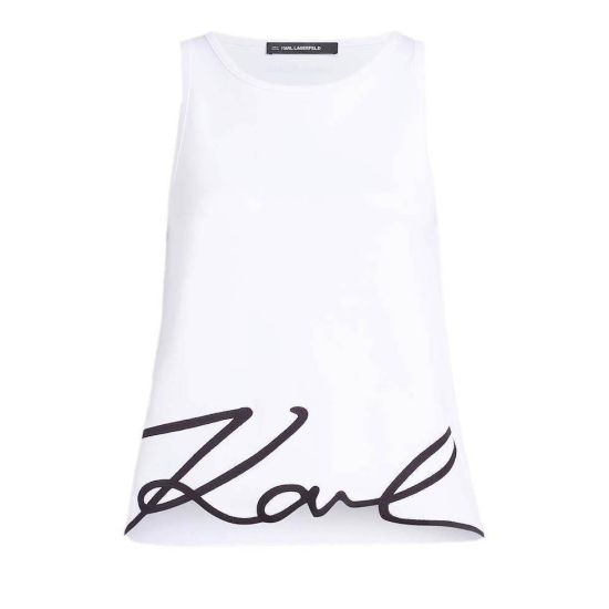 Γυναικείο Tank Top Λευκό Karl Lagerfeld A2W17066-100 White