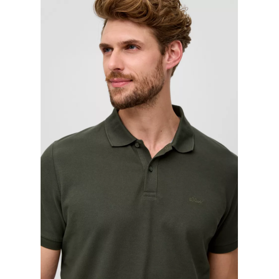 Ανδρικό Polo Χακί S.Oliver 2138262-7940