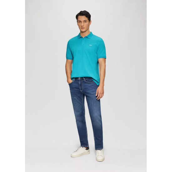 Ανδρικό Polo Τυρκουάζ S.Oliver 2138262-6259