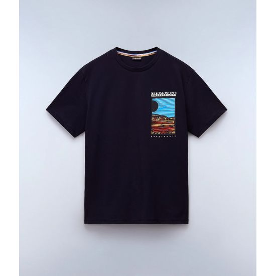 Ανδρικό Valdor T-shirt Navy Μπλε Napapijri NP0A4IE6-1761