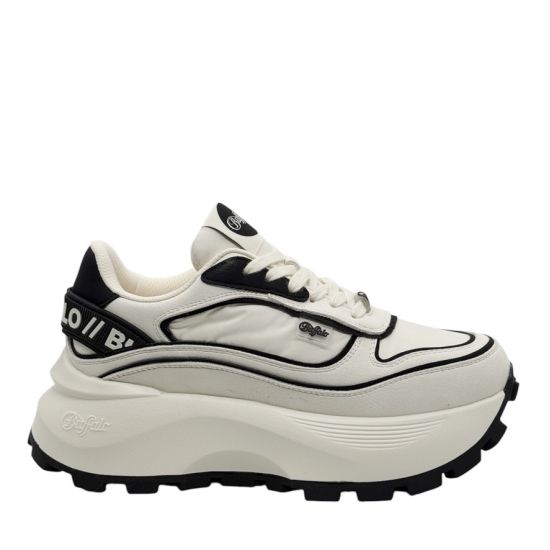 Γυναικεία Manhatten One Sneakers Λευκά Buffalo BUF1636358-WHITE BLACK