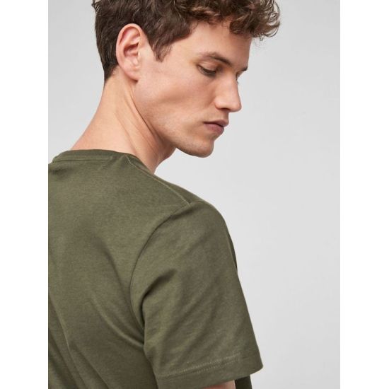 Ανδρικό T-Shirt Χακί S.Oliver 2057430-7940