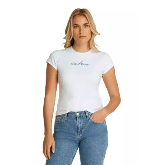 Γυναικείο T-shirt Λευκό Calvin Klein LV047B828G-YAA