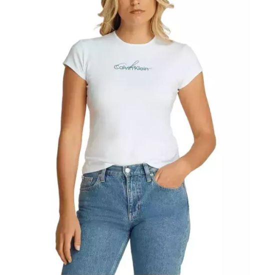 Γυναικείο T-shirt Λευκό Calvin Klein LV047B828G-YAA