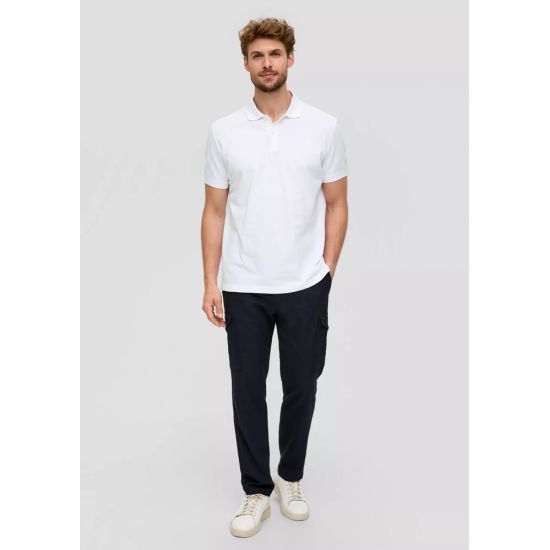 Ανδρικό Polo Λευκό S.Oliver 2138262-0100