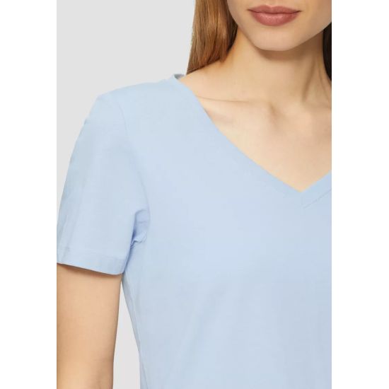 Γυναικείο T-shirt Γαλάζιο S.Oliver 2160847-5083