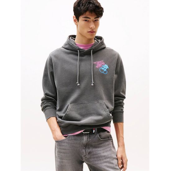 Ανδρικό Novelty Fair Φούτερ Ανθρακί Tommy Jeans DM0DM21798-0GJ