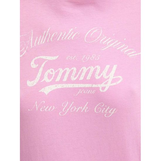 Γυναικείο T-shirt Ροζ Tommy Jeans DW0DW21404-U06