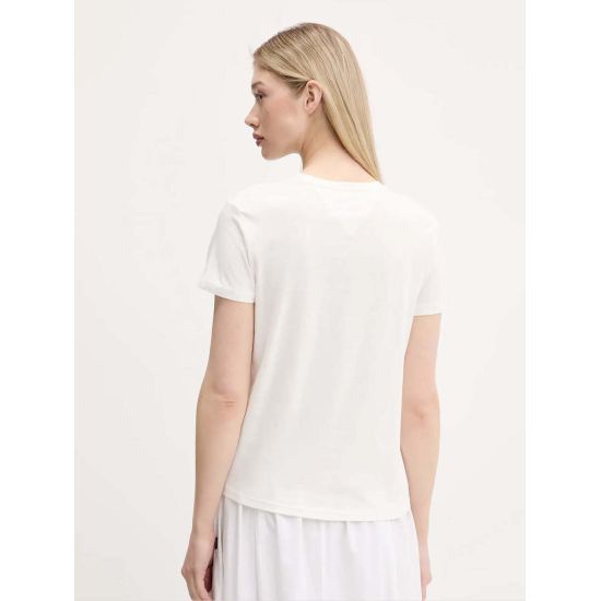 Γυναικείο T-shirt Λευκό Tommy Jeans DW0DW21404-YBL