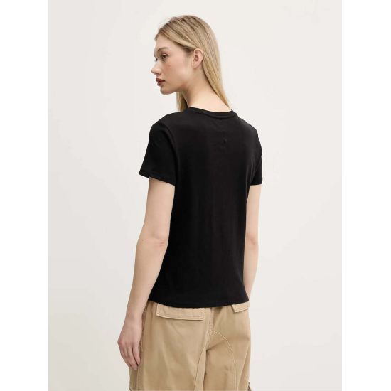 Γυναικείο T-shirt Μαύρο Tommy Jeans DW0DW21404-BDS