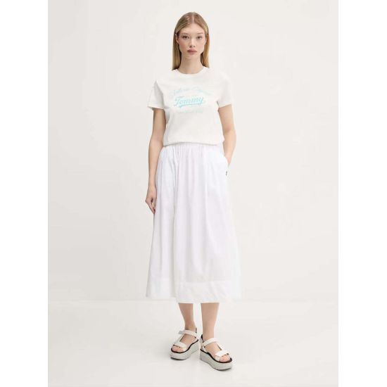 Γυναικείο T-shirt Λευκό Tommy Jeans DW0DW21404-YBL