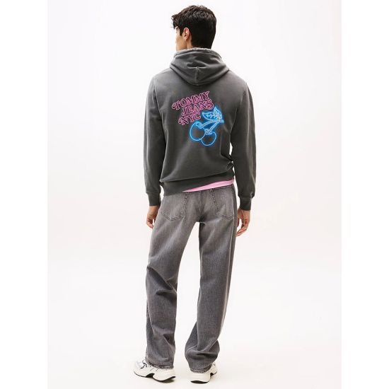Ανδρικό Novelty Fair Φούτερ Ανθρακί Tommy Jeans DM0DM21798-0GJ