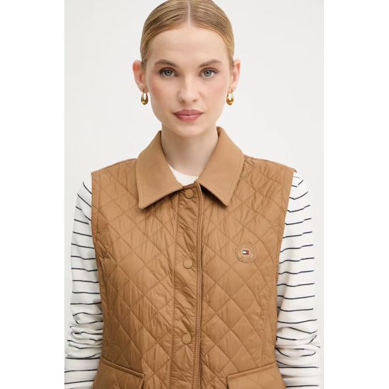Γυναικείο Γιλέκο Καφέ Tommy Hilfiger WW0WW45638-GWA