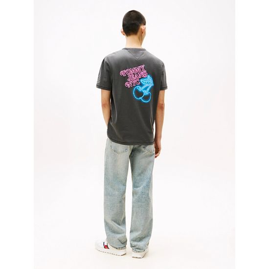 Ανδρικό Novelty Fair T-shirt Ανθρακί Tommy Jeans DM0DM21829-0GJ
