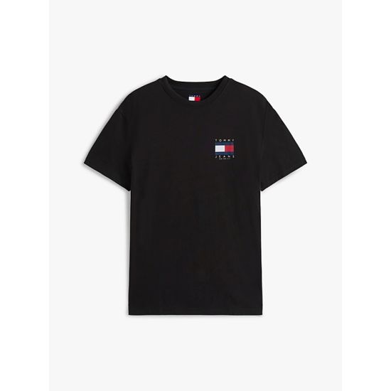 Ανδρικό T-shirt Μαύρο Tommy Jeans DM0DM21910-BDS