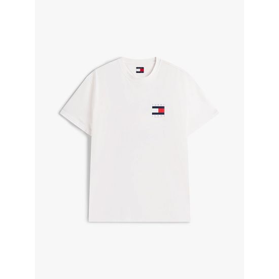 Ανδρικό T-shirt Λευκό Tommy Jeans DM0DM21910-YBL