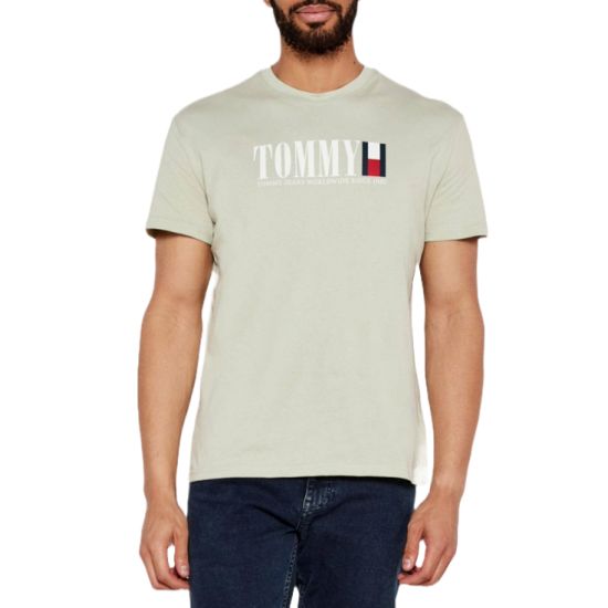 Ανδρικό T-shirt Μέντα Tommy Jeans DM0DM21941-M1C