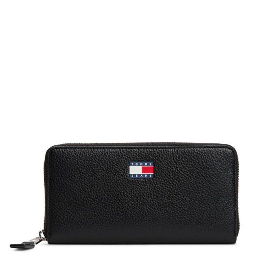 Γυναικείο Πορτοφόλι Μαύρο Tommy Jeans AW0AW17585-BDS