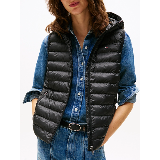 Γυναικείο Global Stripe Γιλέκο Μαύρο Tommy Hilfiger WW0WW42051-BDS
