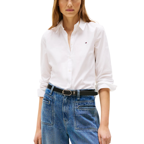 Γυναικείο Πουκάμισο Λευκό Tommy Hilfiger WW0WW43577-03A