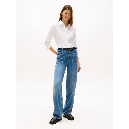 Γυναικείο Πουκάμισο Λευκό Tommy Hilfiger WW0WW43577-03A