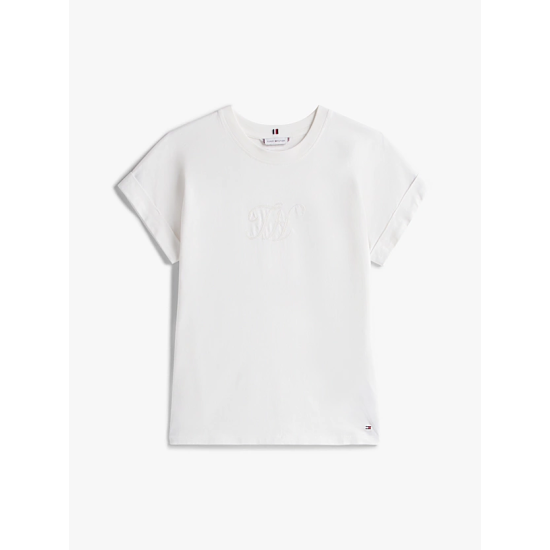Γυναικείο T-shirt Λευκό Tommy Hilfiger WW0WW47157-YBL