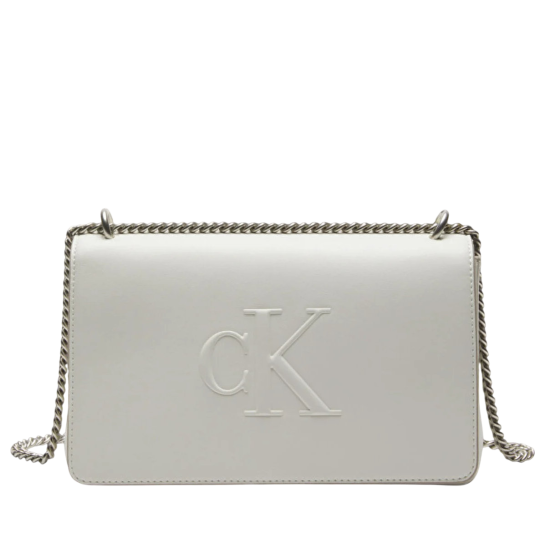 Γυναικεία Τσάντα Ώμου Εκρού Calvin Klein LV04K3035G-FUP
