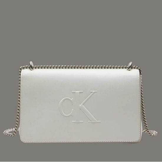Γυναικεία Τσάντα Ώμου Εκρού Calvin Klein LV04K3035G-FUP
