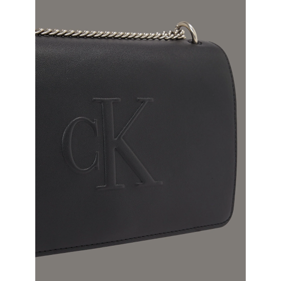 Γυναικεία Τσάντα Ώμου Μαύρη Calvin Klein LV04K3035G-UB1