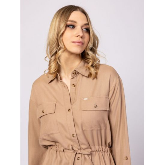 Γυναικείο Rolda Πουκάμισο Μπεζ Heavy Tools T40017-BEIGE