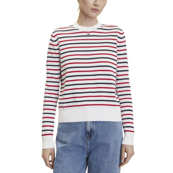Γυναικείο Ριγέ Πουλόβερ Tommy Jeans DW0DW20159-0FG