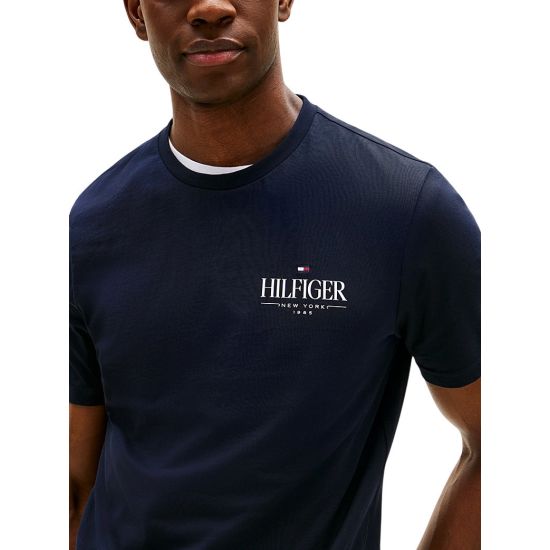 Ανδρικό T-shirt Navy Μπλε Tommy Hilfiger MW0MW39355-DW5