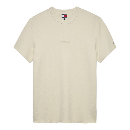 Ανδρικό T-shirt Μπεζ Tommy Jeans DM0DM21778-ACH