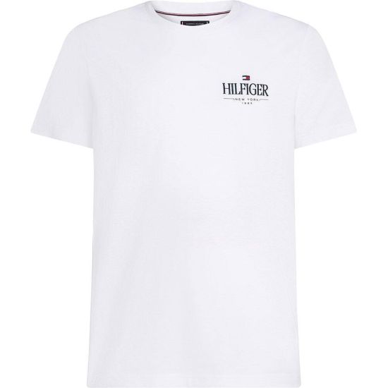 Ανδρικό T-shirt Λευκό Tommy Hilfiger MW0MW39355-YBR